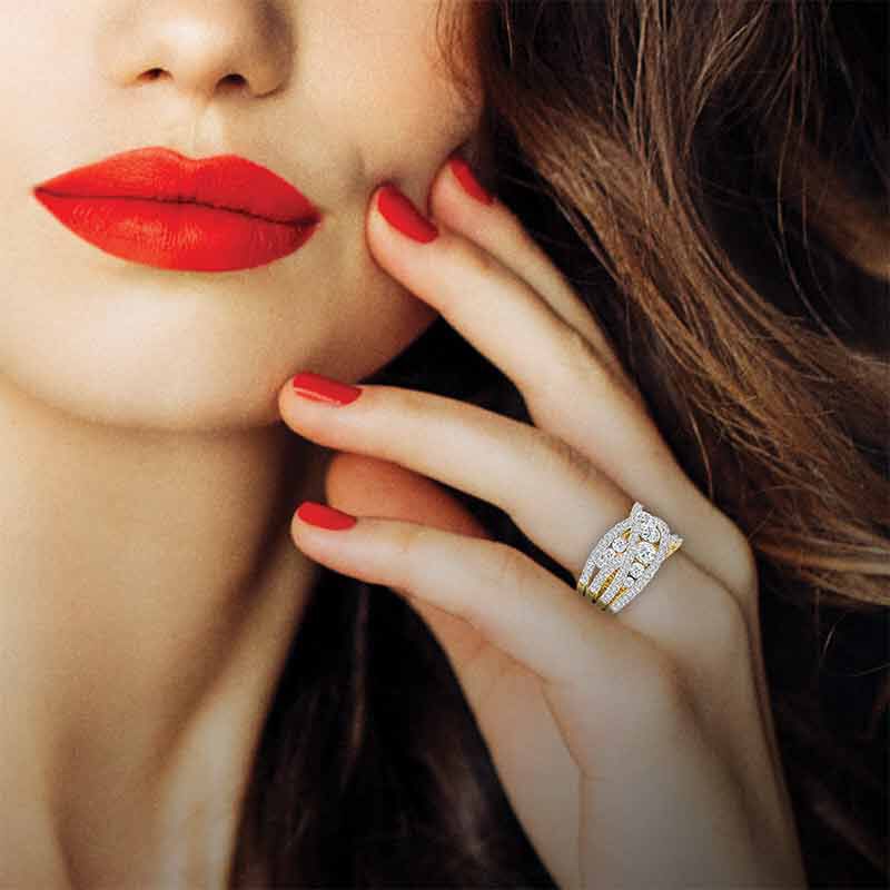 De Fënnef Karat Kiss Ring